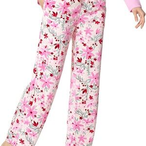 HUE Flurry Floral Pajama Pant With Pockets Sleepwear.